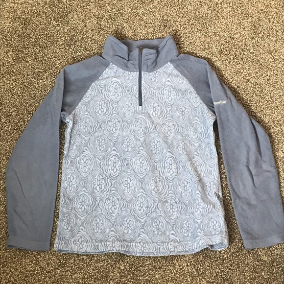 Girls Columbia 3-4 Zip Sweater 10-12 - Picture 1 of 2